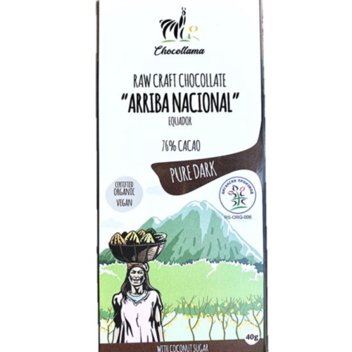 ARRIBA EQUADOR organska crna čokolada-40 g