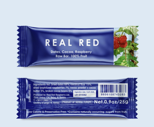 Real Red Raw Bar 30gx30 Komada