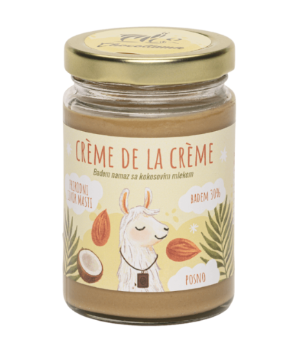 Crème de la crème-Badem namaz sa kokosovim mlekom- 200g