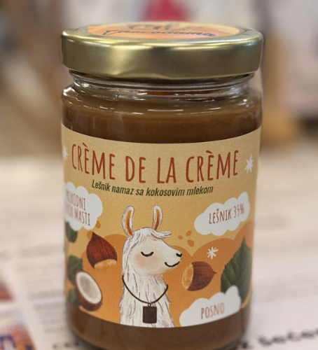 Crème de la crème-Lešnik namaz sa kokosovim mlekom- 200g