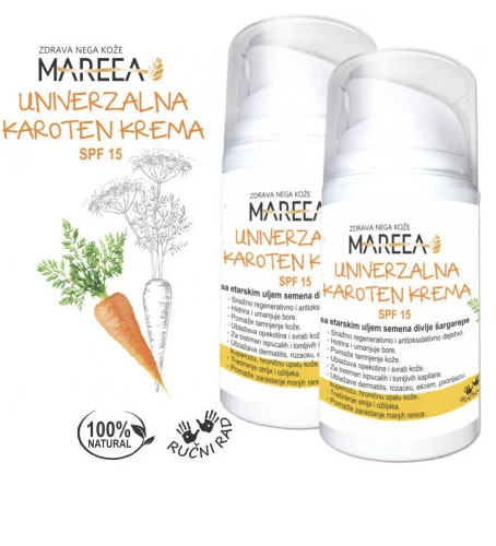 UNIVERZALNA PRIRODNA KAROTEN KREMA 50ml spf 15