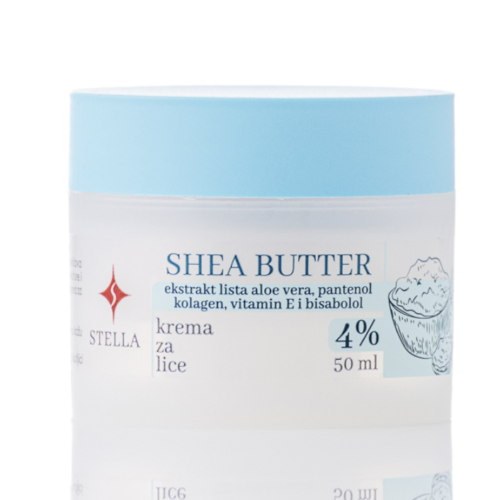 SHEA BUTTER 4% krema za lice- 50ml