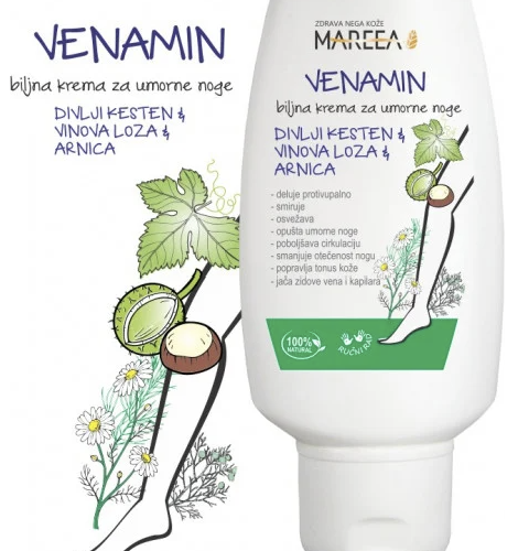 BILJNA KREMA ZA UMORNE NOGE - VENAMIN 100ml